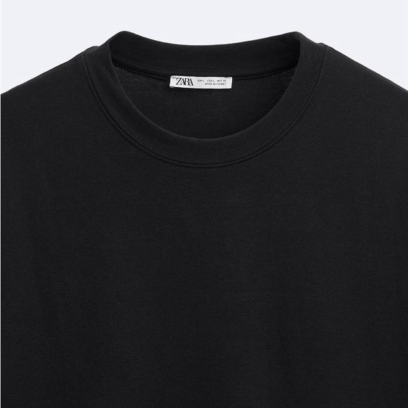 Zara Regular Fit Interlock T-shirt - Picture 3 of 5